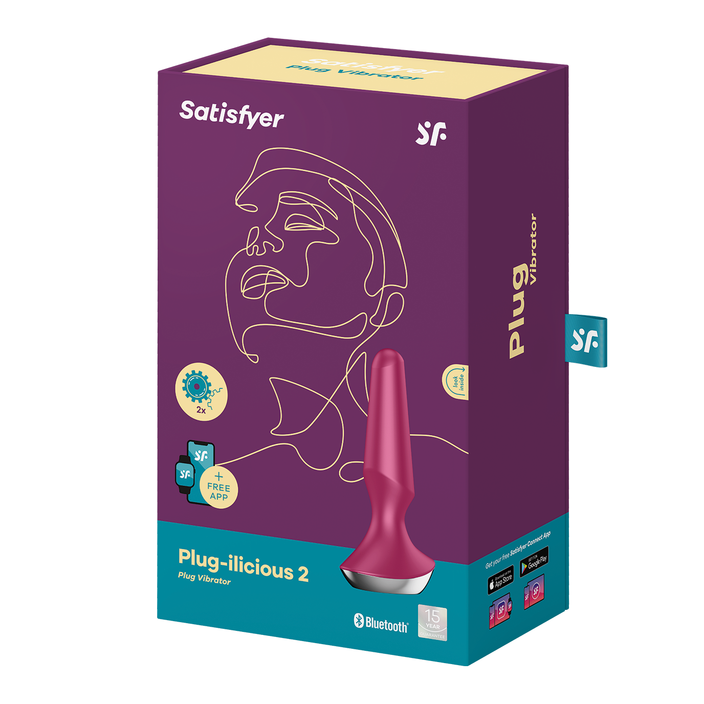 Satisfyer Plug-ilicious 2 Berry - One Stop Adult Shop