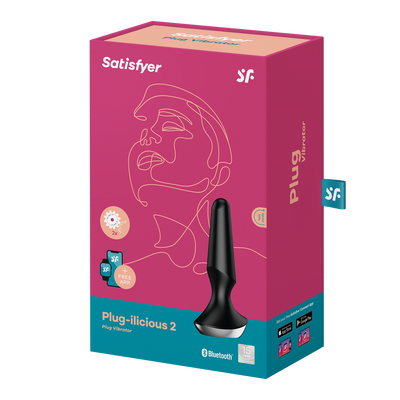 Satisfyer Plug-ilicious 2 Black - One Stop Adult Shop