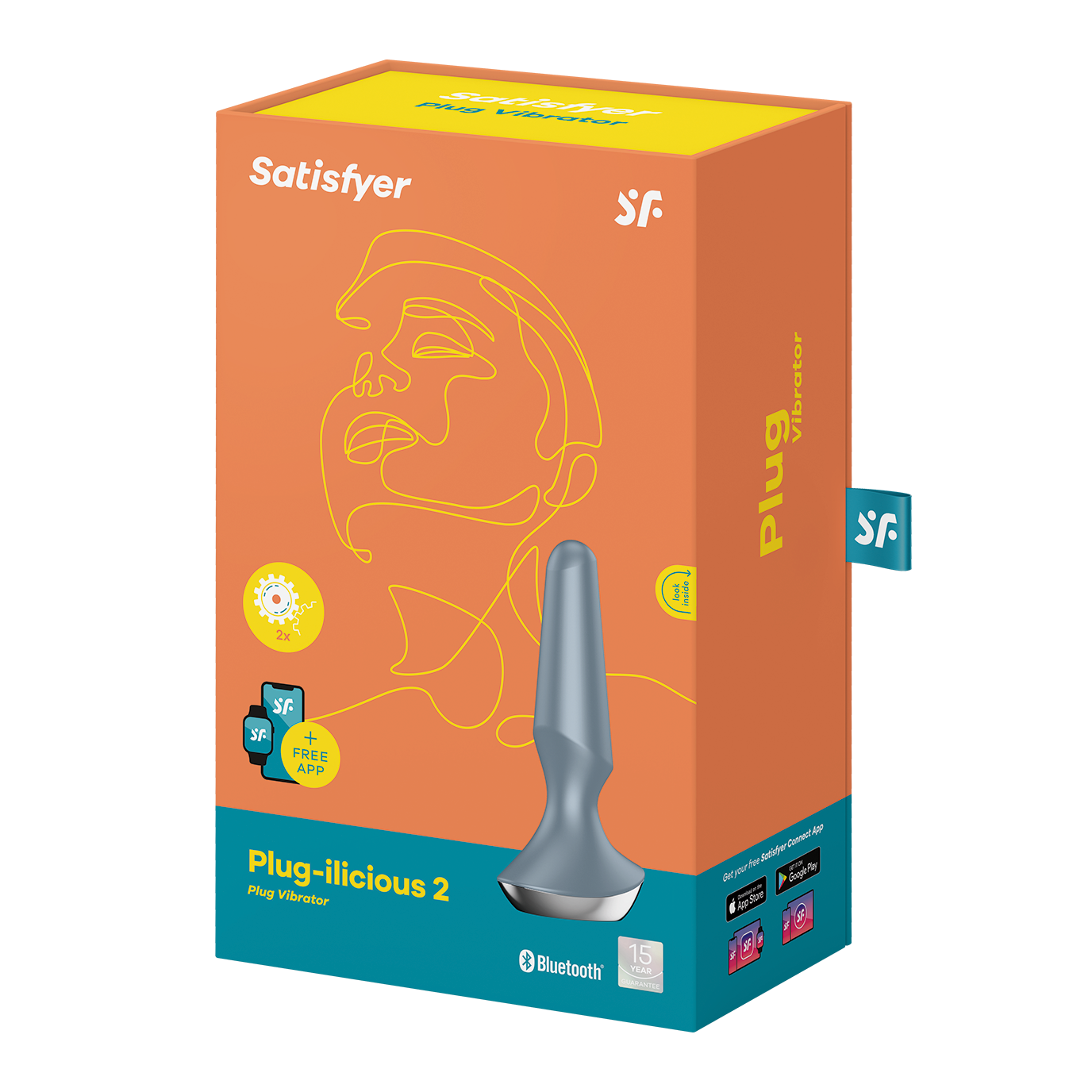 Satisfyer Plug-ilicious 2 Ice Blue - One Stop Adult Shop