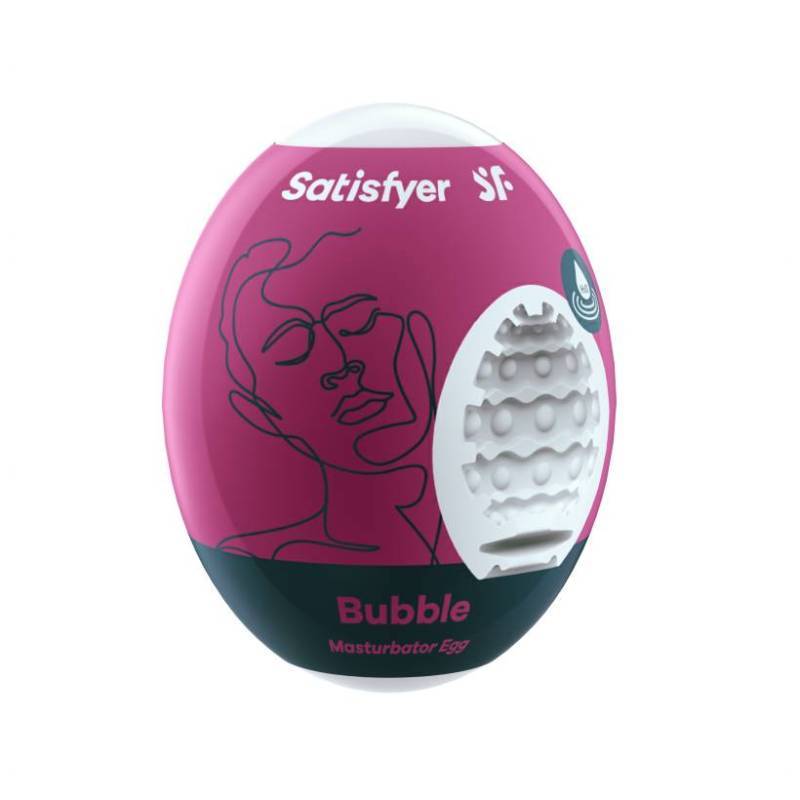 Satisfyer Masturbator Egg Bubble - One Stop Adult Shop