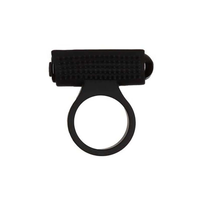 Power bullet Cosmic Cock Ring w Bullet Black - One Stop Adult Shop