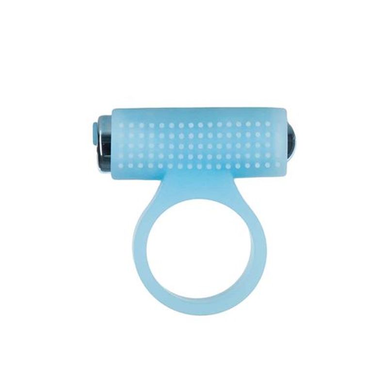 Power bullet Cosmic Cock Ring w Bullet Glow in the Dark - One Stop Adult Shop