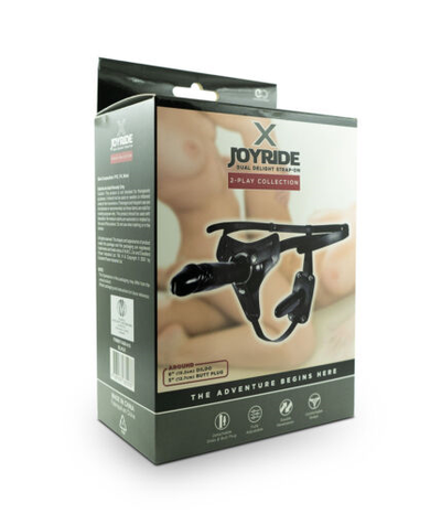 X JOYRIDE 6" & 5" DUAL DELIGHT STRAP-ON - One Stop Adult Shop