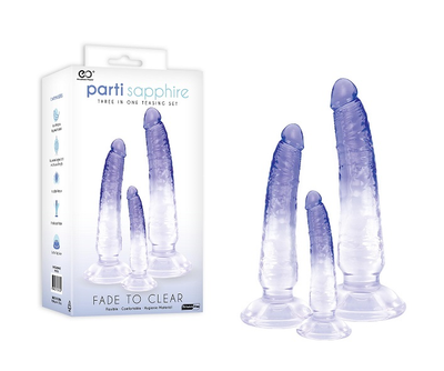 Parti Sapphire 3 In 1 Dong Kit Purple - One Stop Adult Shop