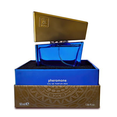 Shiatsu Pheromone Eau De Parfum Men - Dark Blue - One Stop Adult Shop