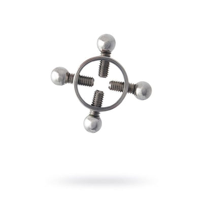 Silver Metal 2 Pc Nipple Clamps - One Stop Adult Shop