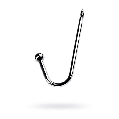 Silver Metal Anal Hook w Ball - One Stop Adult Shop