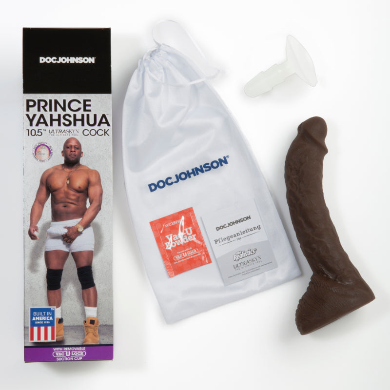 Prince Yahshua Vac-U-Lock Compatible Suction Cup Choc - One Stop Adult Shop