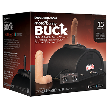 Doc Johnson x MotorBunny Buck with Vac-U-Lock - One Stop Adult Shop