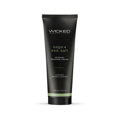 Wicked SAGE + SEA SALT Sensual Massage Cream - One Stop Adult Shop