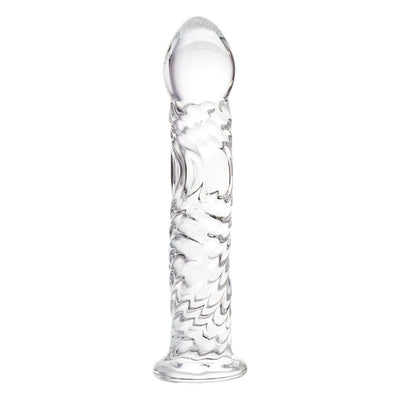 Sexus Glass Dildo Clear 16cm - One Stop Adult Shop