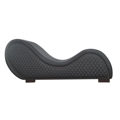 Kama Sutra Chaise Love Lounge Studded and Quilted Black - One Stop Adult Shop