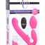 Strap U 10X Ergo-Fit G-Pulse Inflatable & Vibrating Strapless Strap-On Pink - One Stop Adult Shop