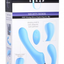 Strap U 10X Mighty Rider Vibrating Silicone Strapless Strap-on Blue - One Stop Adult Shop