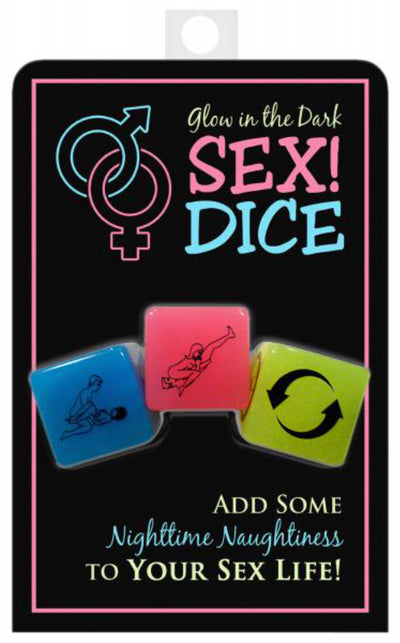 Glow In The Dark Sex Dice - One Stop Adult Shop