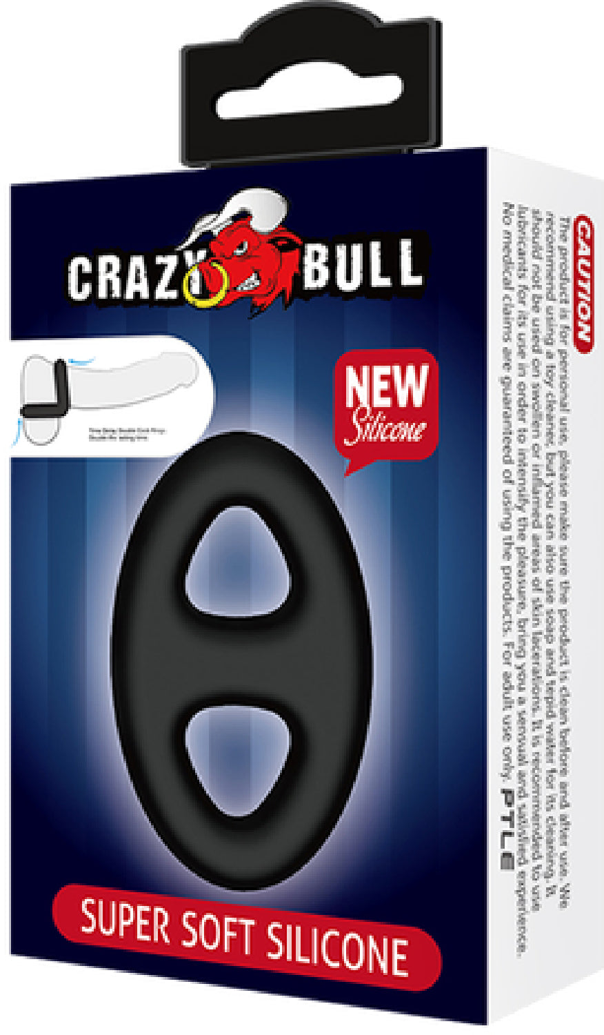 Super Soft Silicone Cockring (Black) - One Stop Adult Shop