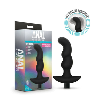 Anal Adventures Platinum Silicone Prostate Massager 03 - One Stop Adult Shop