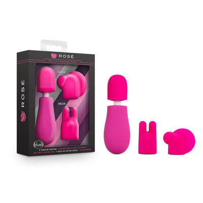 Rose Petite Massage Wand Pink - One Stop Adult Shop