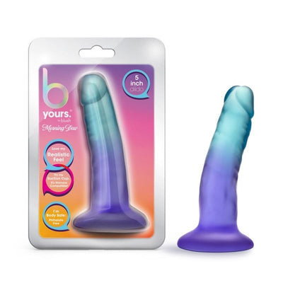 B Yours Morning Dew 5in Dildo Sapphire - One Stop Adult Shop