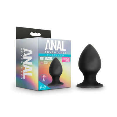 Anal Adventures Platinum Silicone Anal Stout Plug Large - One Stop Adult Shop