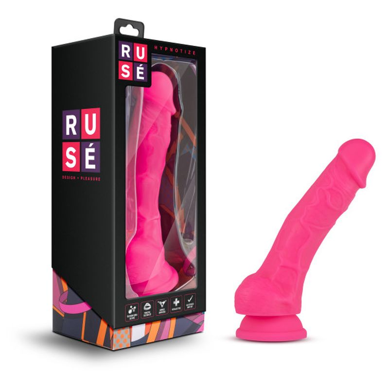 Ruse Hypnotize Hot Pink Dildo - One Stop Adult Shop