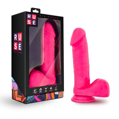 Ruse Big Poppa Hot Pink Dildo - One Stop Adult Shop