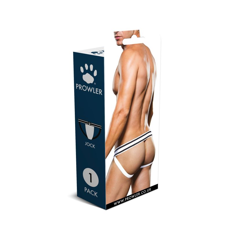 Prowler Jock White/Black - One Stop Adult Shop