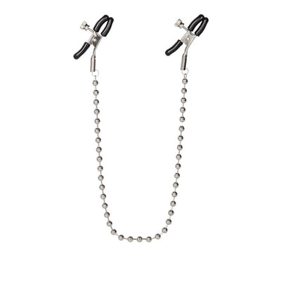 Nipple Play Silver Beaded Nipple Clamps Silver - One Stop Adult Shop