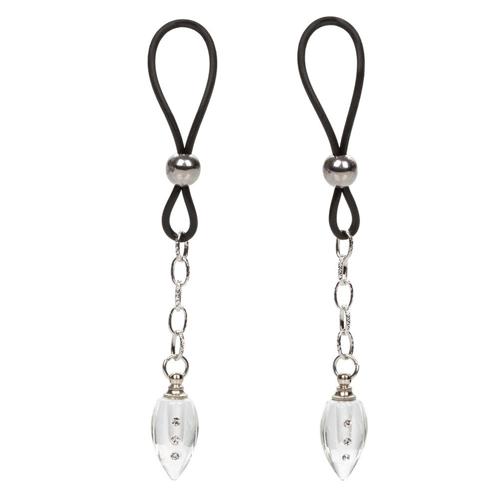 Nipple Play Non-Piercing Nipple Jewelry Crystal Teardrop - One Stop Adult Shop