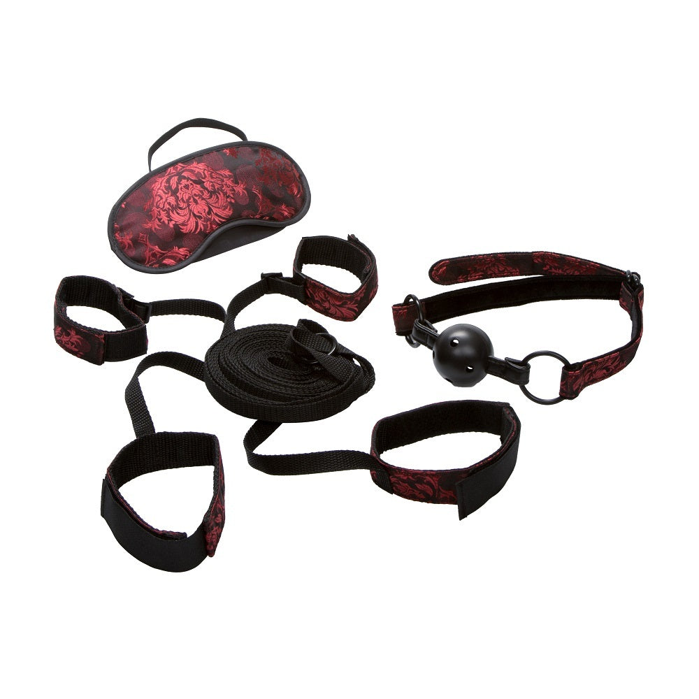 Scandal Bed Restraint Kit Red - One Stop Adult Shop