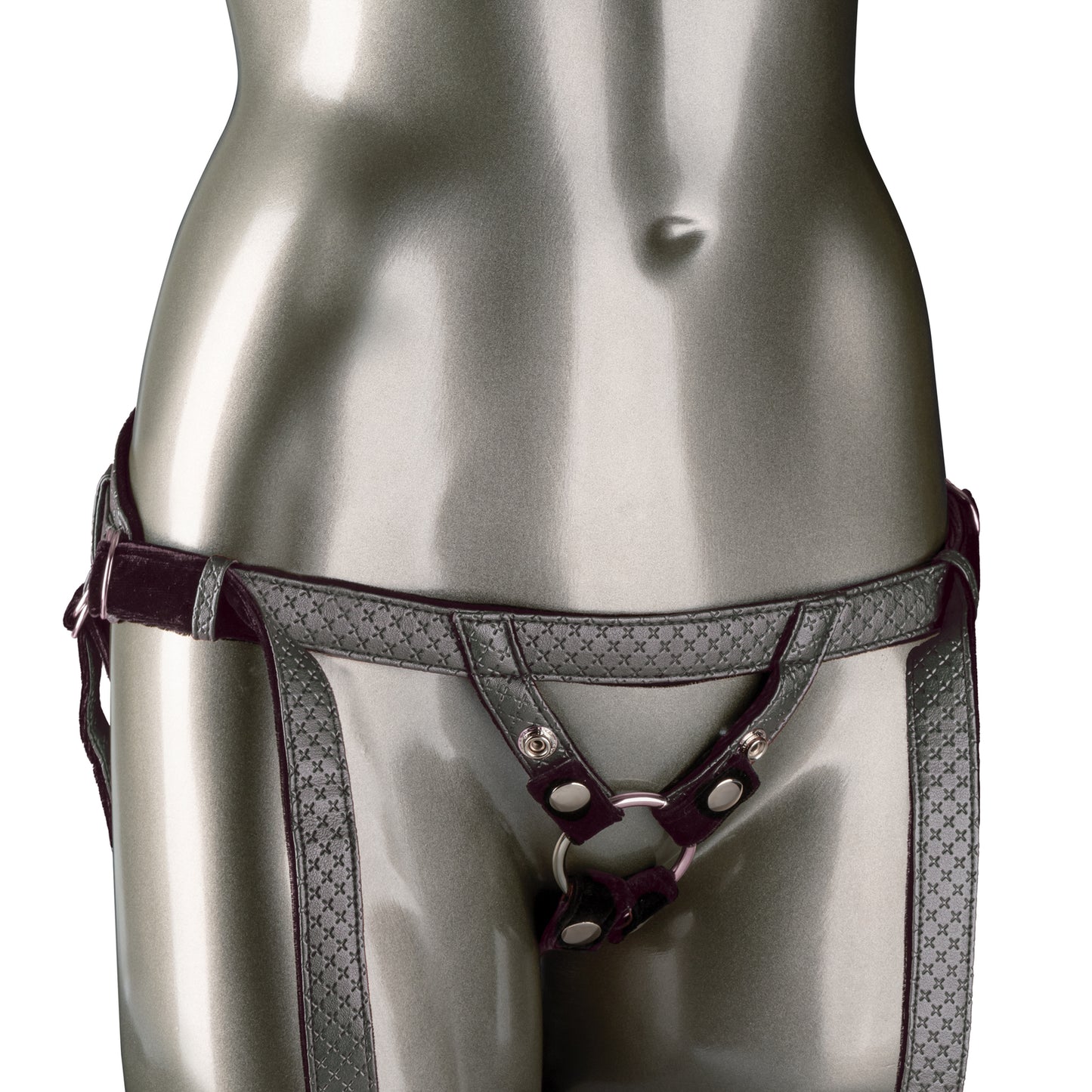 Her Royal Harness The Regal Duchess - Pewter - One Stop Adult Shop