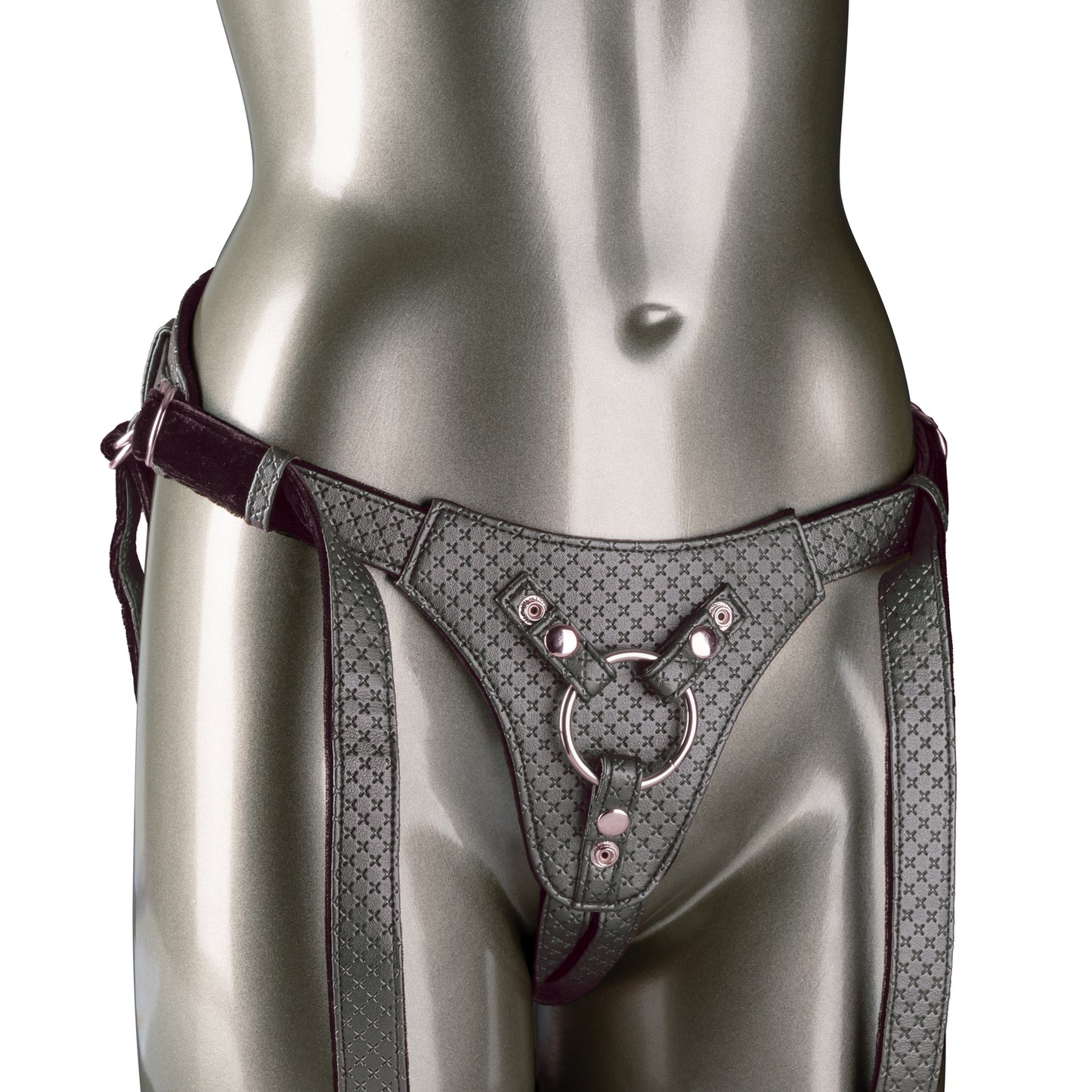 Her Royal Harness The Regal Queen - Pewter - One Stop Adult Shop