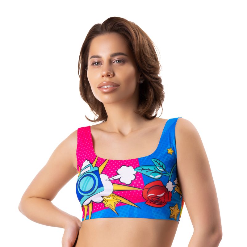 Comics Curios Crop Top XL - One Stop Adult Shop