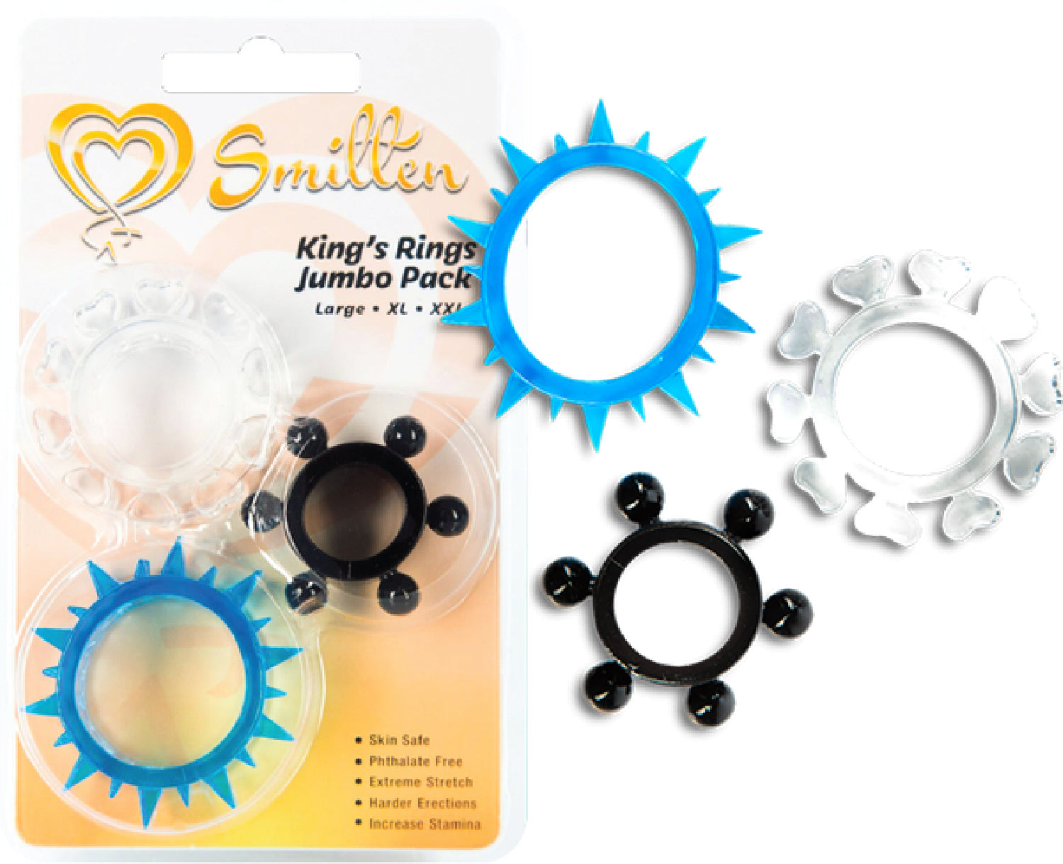 King's Rings Jumbo Pack 3-Pack - One Stop Adult Shop