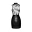 Power Wetlook Short Dress w Skirt & Tulle Top - One Stop Adult Shop