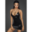 Power Wetlook Mini Dress w Lace Up Back - One Stop Adult Shop