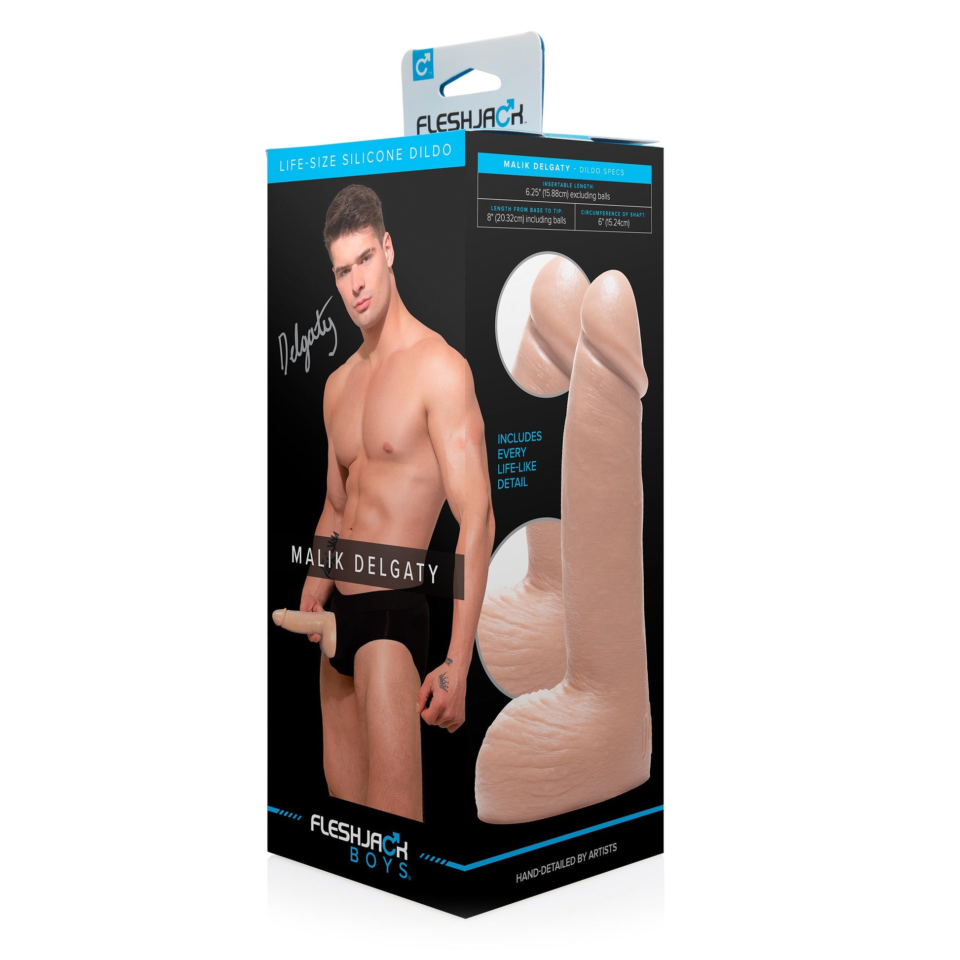 Fleshjack Boys Malik Delgaty Dildo - One Stop Adult Shop