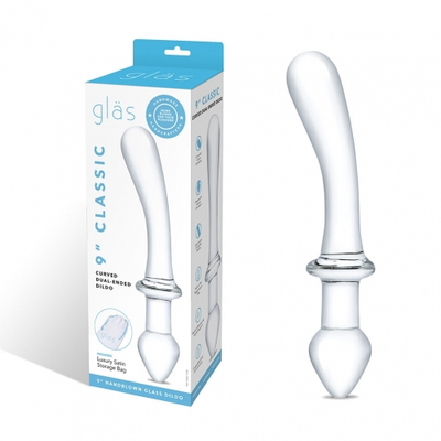 9" Classic Curved Dual-Ended Dildo - One Stop Adult Shop