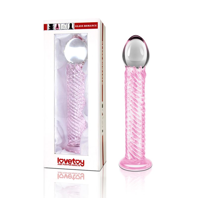 Glass Romance 7 Pink 7.5in - One Stop Adult Shop