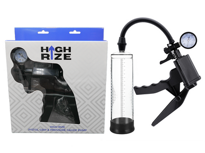 High Rize Pistol Grip & Pressure Gauge Pump - One Stop Adult Shop