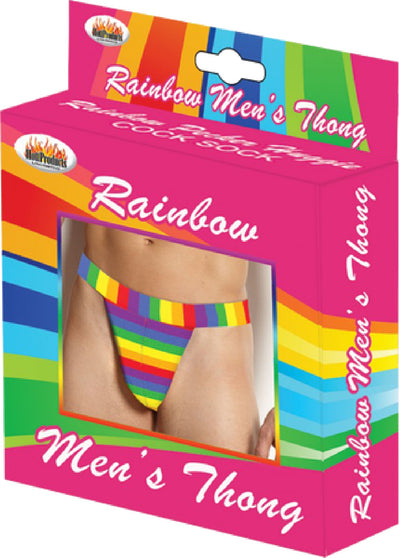 Rainbow Mens Thong - One Stop Adult Shop