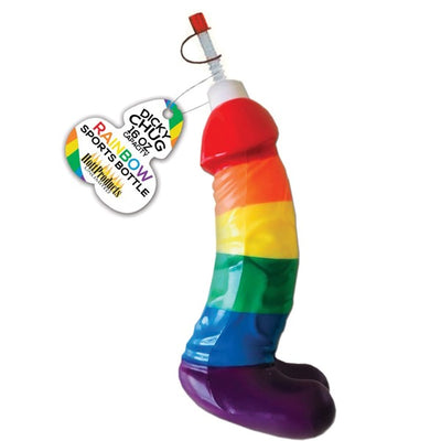 Dicky Chug Sports Bottle Rainbow - One Stop Adult Shop