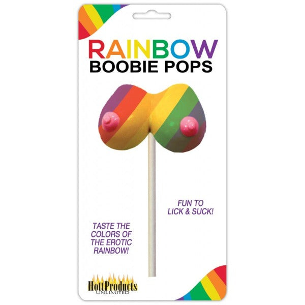 Rainbow Boobie Candy Pop - One Stop Adult Shop