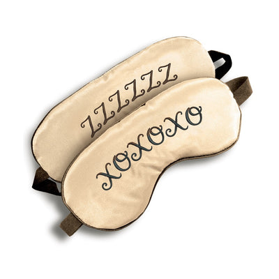 The 9's XOXO/ZZZ Satin Blindfold - One Stop Adult Shop