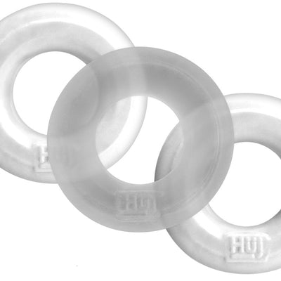 3 Pc Cockrings by Hunkyjunk White Ice - One Stop Adult Shop
