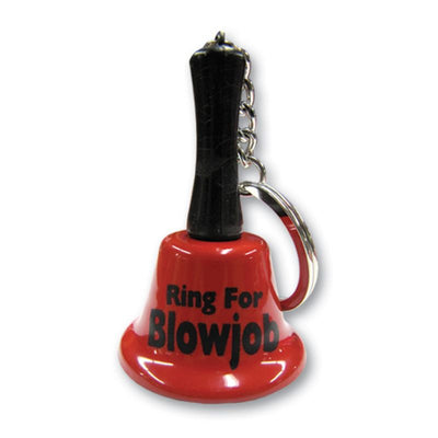 Ring For Blow Job Mini Bell Keychain - One Stop Adult Shop