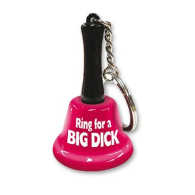 Ring For A Big Dick Mini Bell Keychain - One Stop Adult Shop
