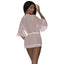 Robe with Lace Trim Blush - One Stop Adult Shop