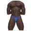 Male Power Sexagon Strappy Ring Jock Blue - One Stop Adult Shop