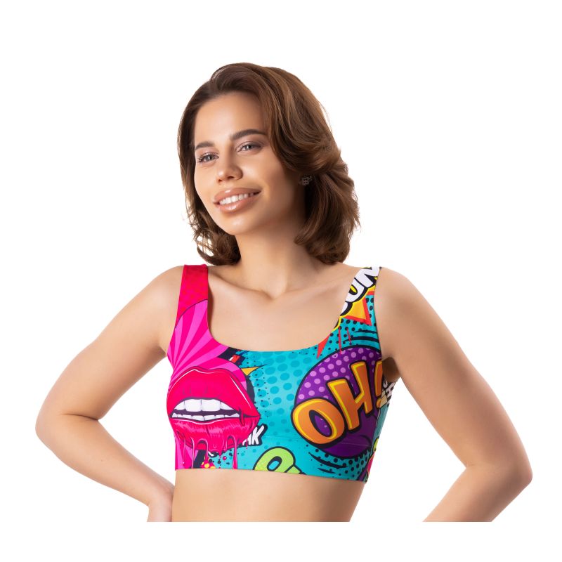 Comics Oh Crop Top - One Stop Adult Shop